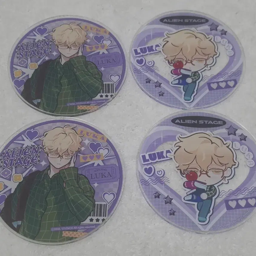 [BUNJANG] AStage Luca High Teen Acrylic Coaster Set / 에이스테 하이틴 아크릴 코스터 LD/SD 세트 루카