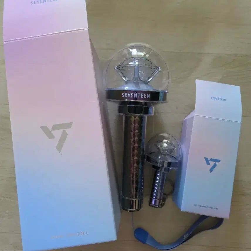 [BUNJANG] SEVENTEEN 3rd Generation Light Stick + Mini Light Stick Set / 세븐틴 응원봉 3세대 + 미니 응원봉