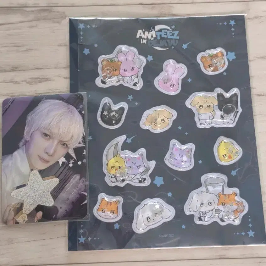 [BUNJANG] ATEEZ ANITEEZ Yeosang Water 3D Sticker / 에이티즈 애니티즈 워터입체스티커 여상