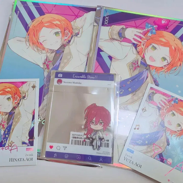 [BUNJANG] Ensemble Stars! Mofun Popup Set Natsume Yuuta Hinata Special Set Photocard Shikishi Polaroid / (일괄) 앙스타 앙상블스타즈 모펀 팝업 노조미 특전 유우타 히나타 7만원 특전 포토카드 색지 폴라로이드