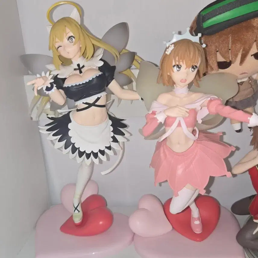 [BUNJANG] Misaka Mikoto &amp; Shokuhou Misaki "A Certain Scientific Railgun" Luminasta Maid Ver. Figure Set / 상자있음, 일괄) 미사카 미코토 쇼쿠호 미사키 세가 루미나스타 피규어