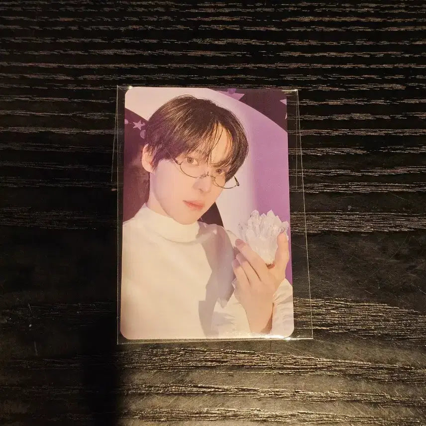 [BUNJANG] Ateez Yunho Water Holographic Photocard / 애니티즈 윤호 워터 입체 스티커 포카 ateez aniteez