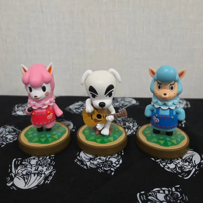 [BUNJANG] Animal Crossing Amiibo Figures Set (3 Types) / 동물의숲 아미보 피규어 3종 일괄