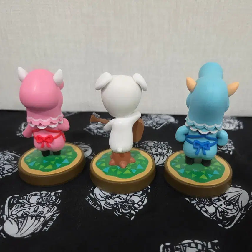 [BUNJANG] Animal Crossing Amiibo Figures Set (3 Types) / 동물의숲 아미보 피규어 3종 일괄