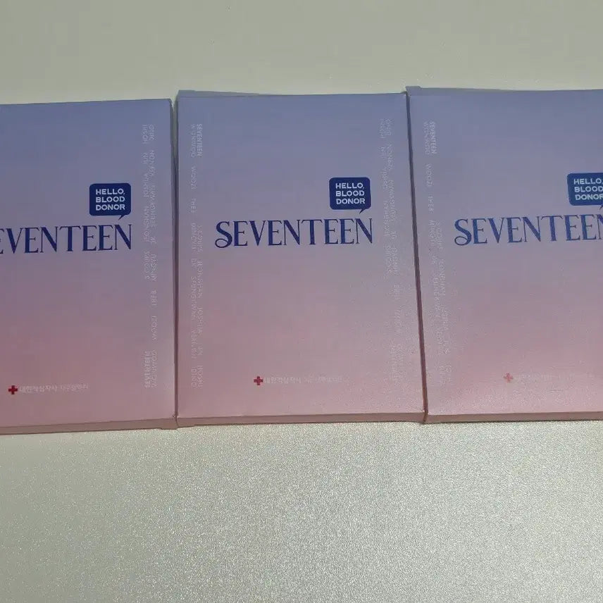 [BUNJANG] Seventeen Blood Donation Lenticular Photocard Set (16 pieces) / 세븐틴 헌혈 렌티큘러 포카 16장 전부