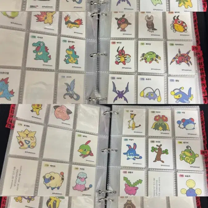 [BUNJANG] Pokemon Stickers Collection Bundle Set / 포켓몬 띠부씰 모음집 일괄 판매