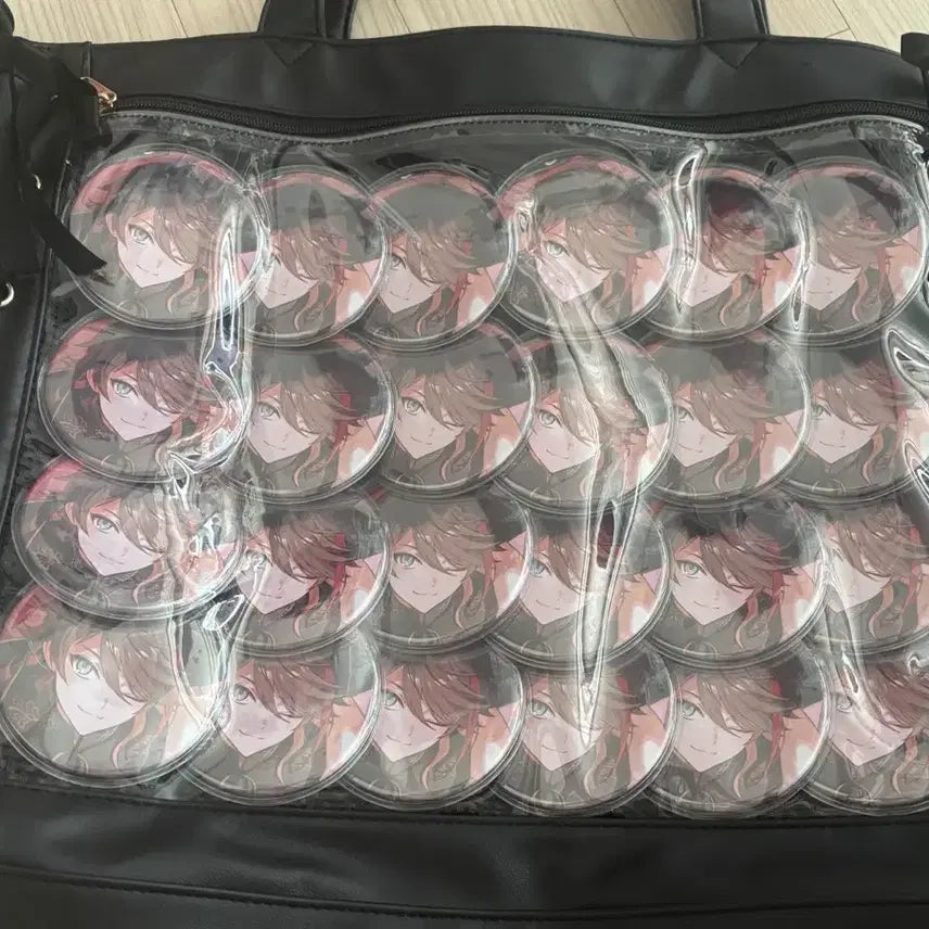 [BUNJANG] Nijisanji Saegusa Akina 2023 Birthday Ita Bag Bundle / 니지산지 사에구사 아키나 이타백 2023 생일 캔뱃지