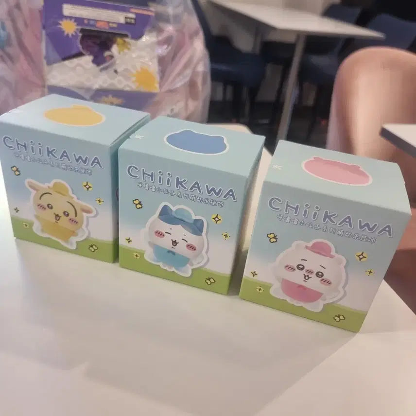 [BUNJANG] Chiikawa Figure Keyring Set (3 Types) / 치이카와 피규어키링 3종 세트