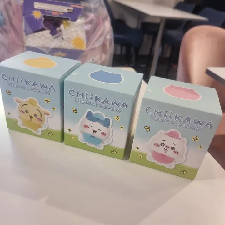 [BUNJANG] Chiikawa Figure Keyring Set (3 Types) / 치이카와 피규어키링 3종 세트