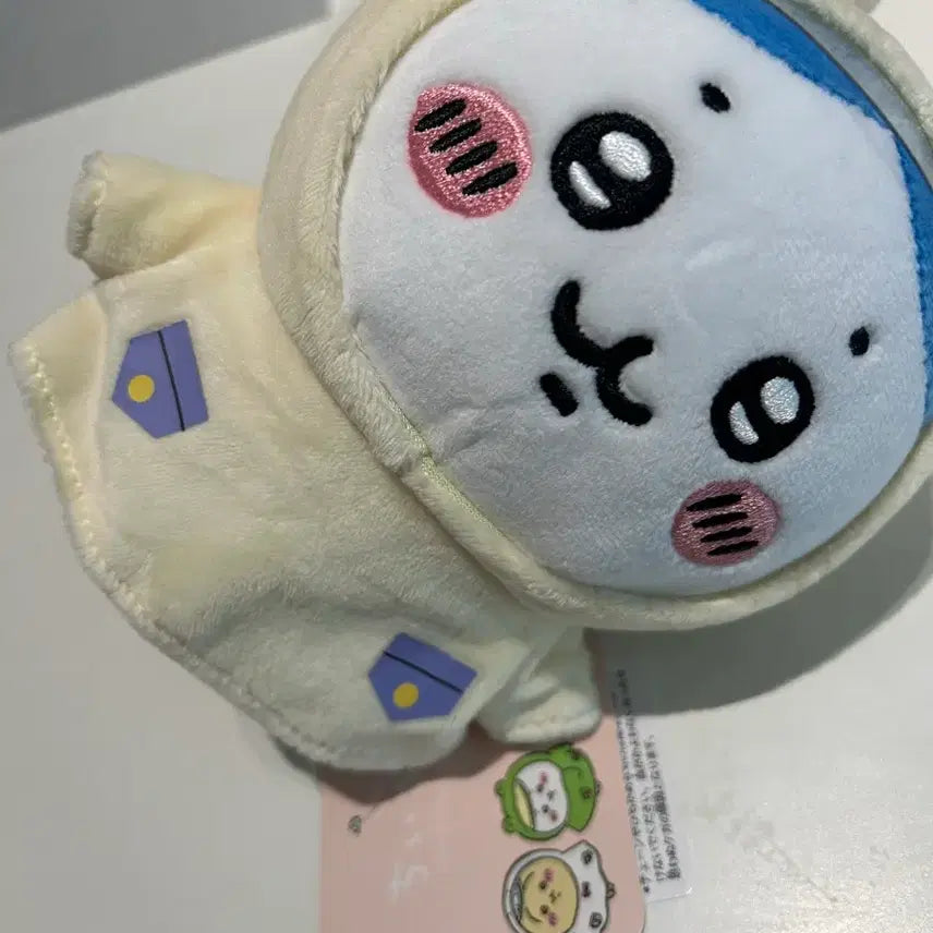 [BUNJANG] Hachiware Snail Raincoat Plush / 하치와레 달팽이 우비 인형 새상품 큰