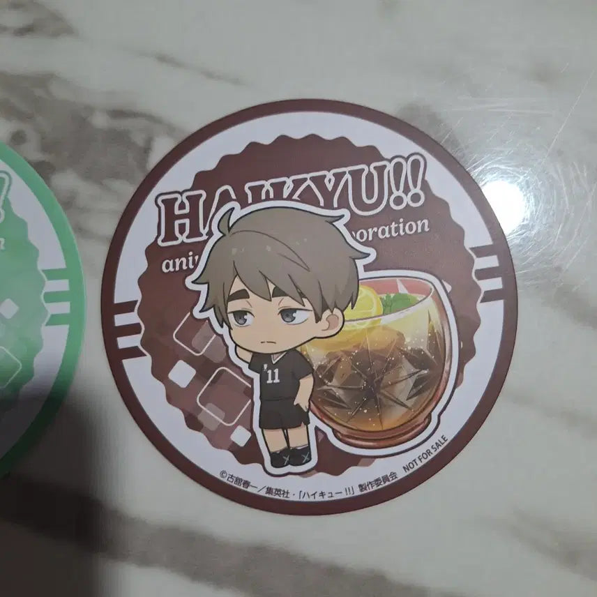 [BUNJANG] Haikyu!! Animate Cafe Collaboration POB Coaster Tooru Oikawa, Osamu Miya / 하이큐!! 애니메이트 카페 콜라보 특전 코스터 오이카와 토오루, 미야 오사무