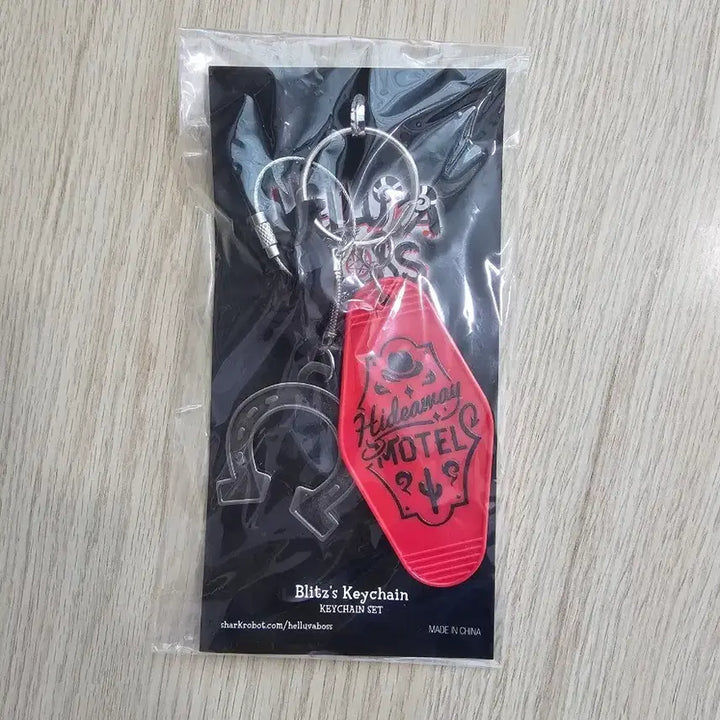 [BUNJANG] Helluva Boss Blitz Keychain Hotel Keyring / 헬루바보스 블리츠 차키 호텔키링