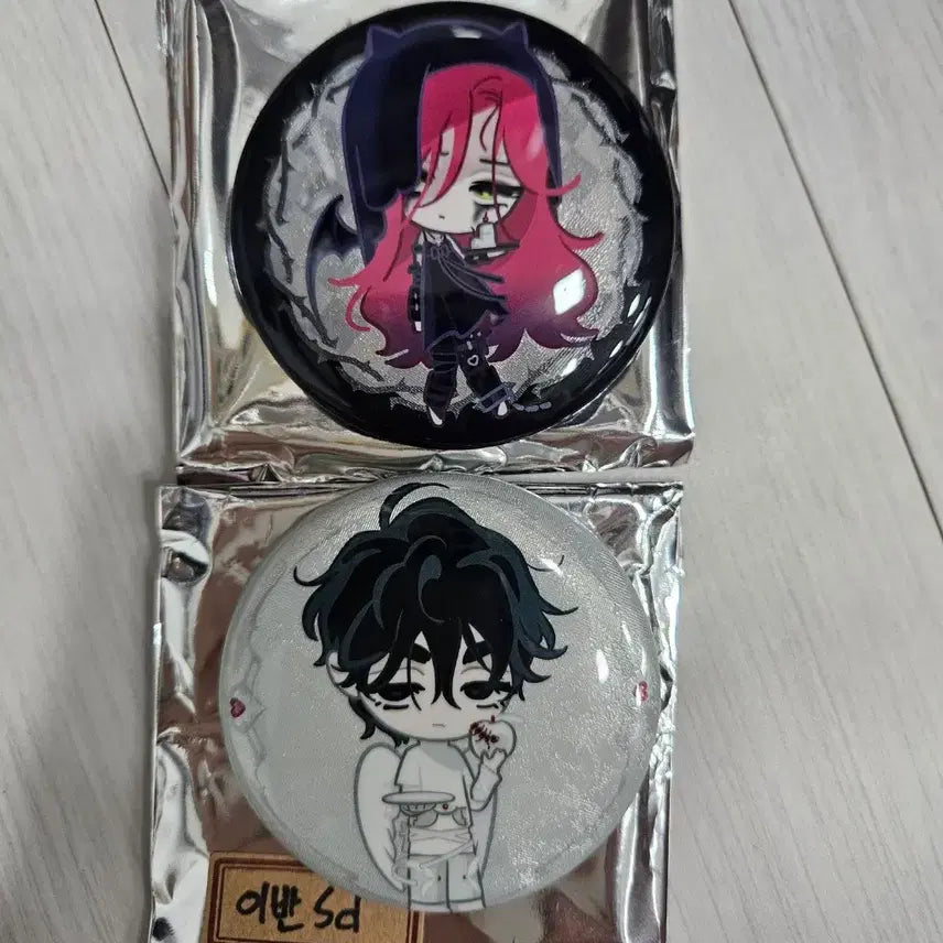 [BUNJANG] A Stage! AAD Ivan &amp; Miji SD Can Badge Bundle Set / 에이스테 aad 이반 , 미지 sd 캔뱃지 일괄 판매