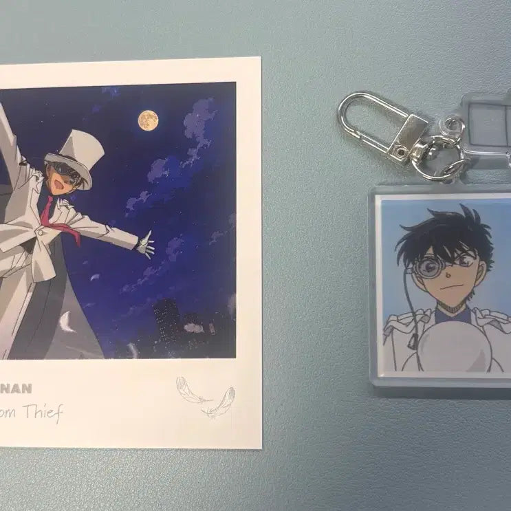 [BUNJANG] Detective Conan The Hyundai Popup Phantom Kid Kid The Wind Festival Keychain, Polaroid, Postcard / 명탐정 코난 더현대 팝업 괴도키드 증명사진 키링 폴라로이드 엽서 더 윈드 페스티벌