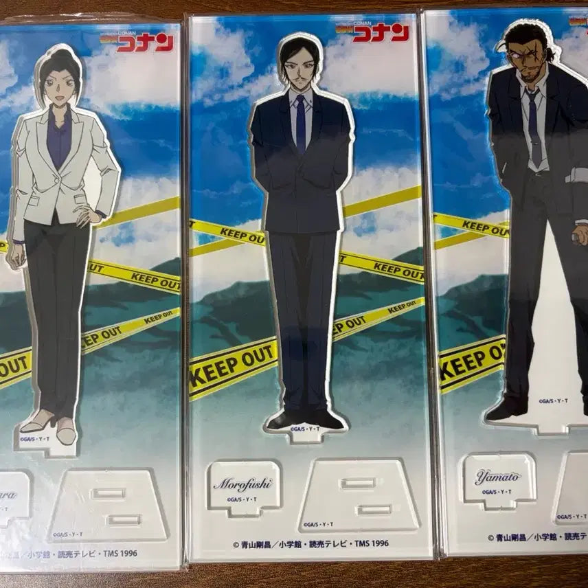[BUNJANG] Detective Conan Nagano Prefecture Police Takagi Kansuke Yui Acrylic Stand Bundle Set / 명탐정 코난 나가노 현경 타카아키 칸스케 유이 아크릴 스탠드 일괄