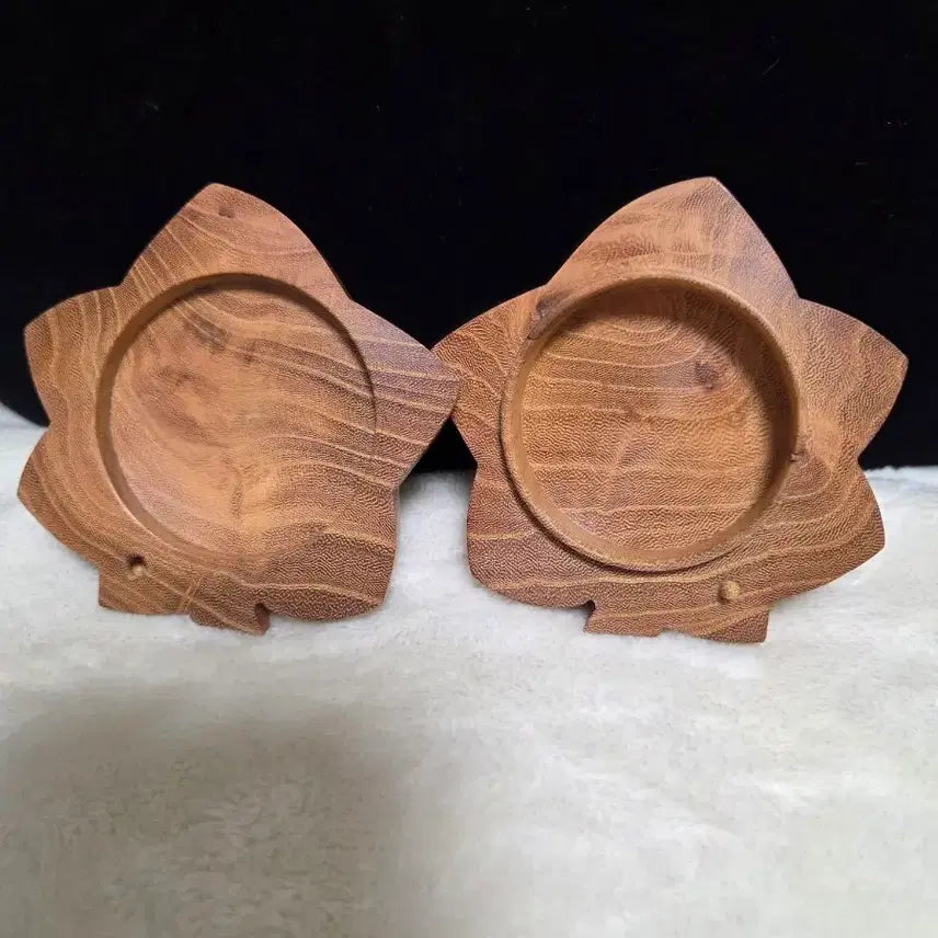[BUNJANG] Japanese Maple Leaf Wooden Incense Box / 일본   단풍잎나무 향합