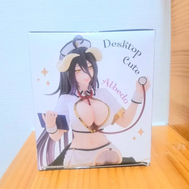 [BUNJANG] Overlord Albedo Nurse Ver. Cute Desktop Figure / 오버로드 알베도 데스크탑 큐트 피규어 간호사ver