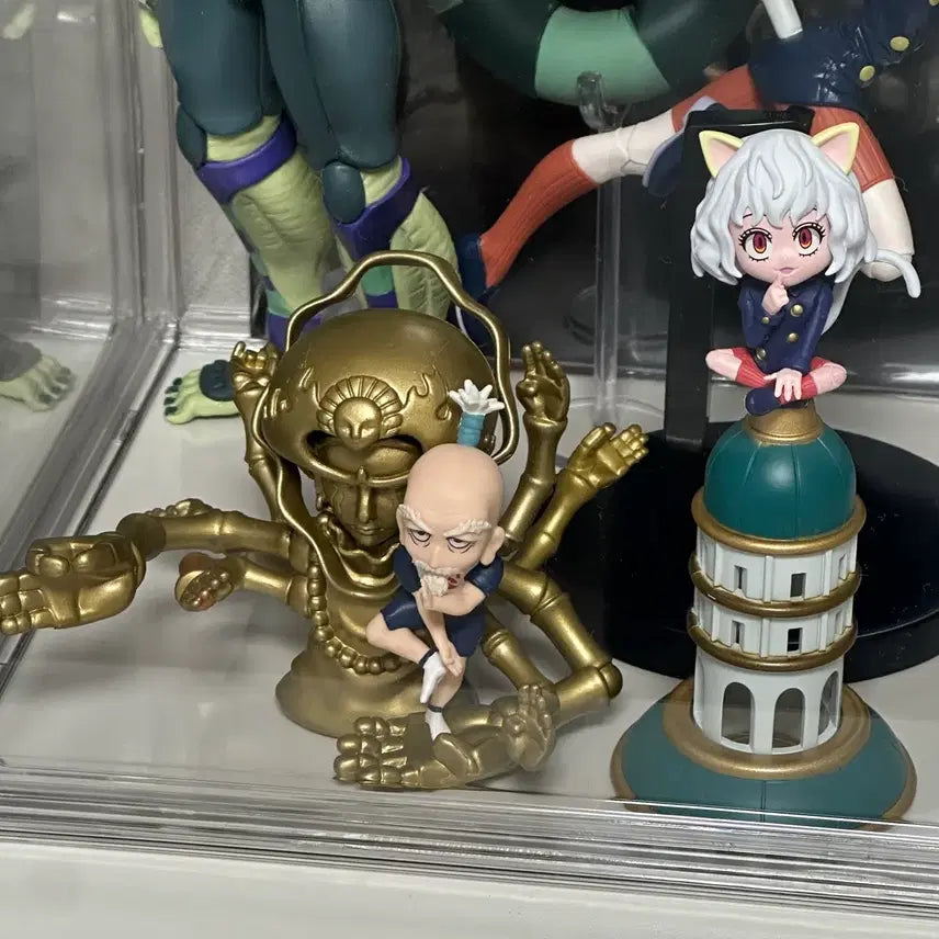 [BUNJANG] Hunter x Hunter Re-Ment Netero &amp; Neferpitou Bundle Set Figures / 헌터x헌터 리멘트 네테로, 네페르피트 일괄