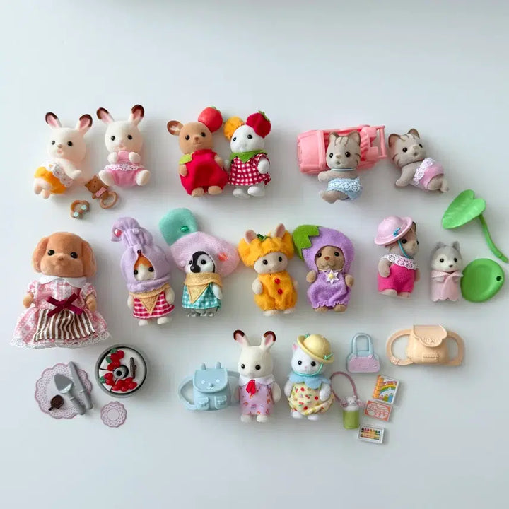 [BUNJANG] Sylvanian Families Bundle Set (15 pcs) / 실바니안 일괄 (15개)