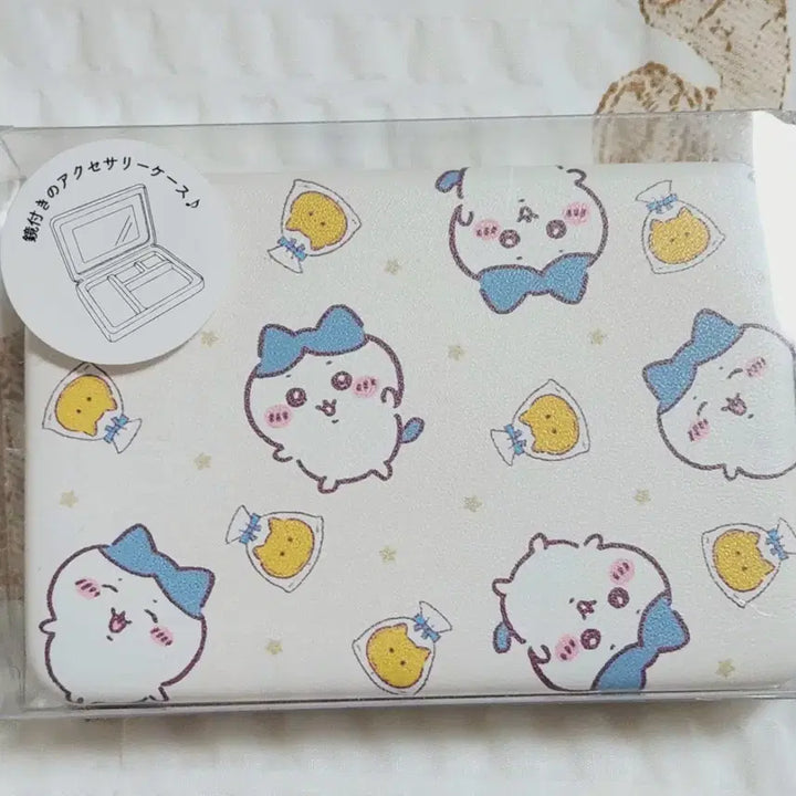 [BUNJANG] Uchiban Hachware Accessory Case with Mirror / 먼작귀 하치와레 거울 달린 악세사리 케이스 팝니다.