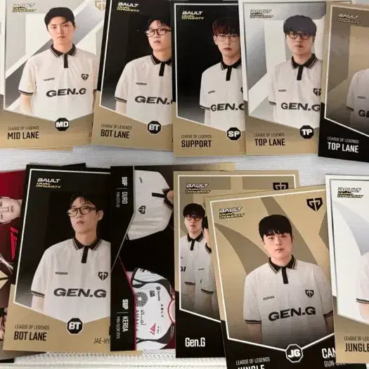 [BUNJANG] Gen.G Bault Trading Card Bundle Set / 젠지 Bault 트레이딩 카드 팝니다