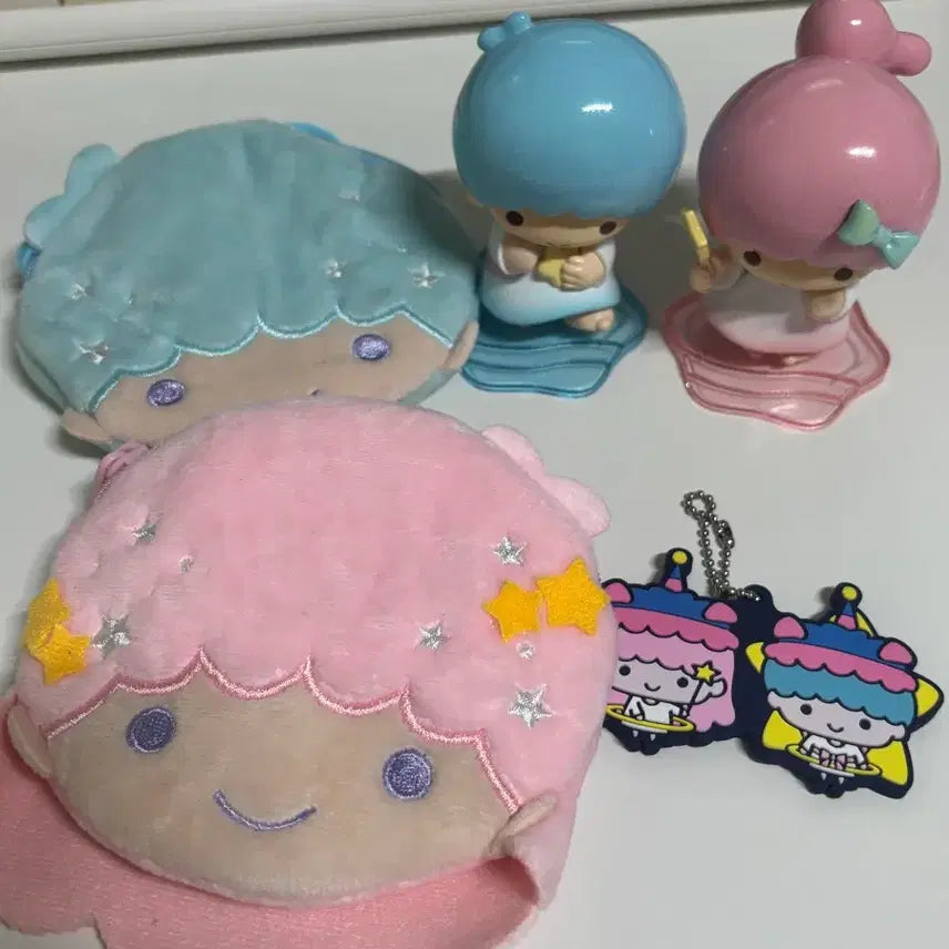 [BUNJANG] Kiki &amp; Lala Figure Pouch Set / 키키, 라라 피규어, 파우치 세트