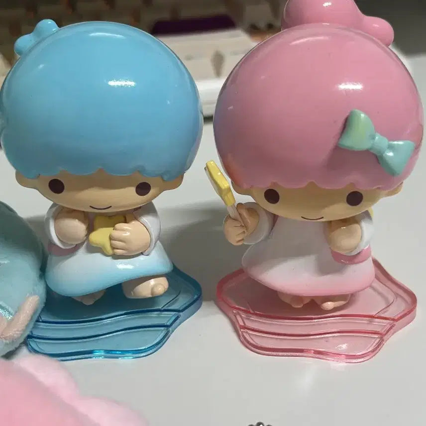 [BUNJANG] Kiki &amp; Lala Figure Pouch Set / 키키, 라라 피규어, 파우치 세트