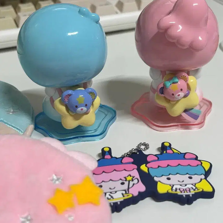 [BUNJANG] Kiki &amp; Lala Figure Pouch Set / 키키, 라라 피규어, 파우치 세트