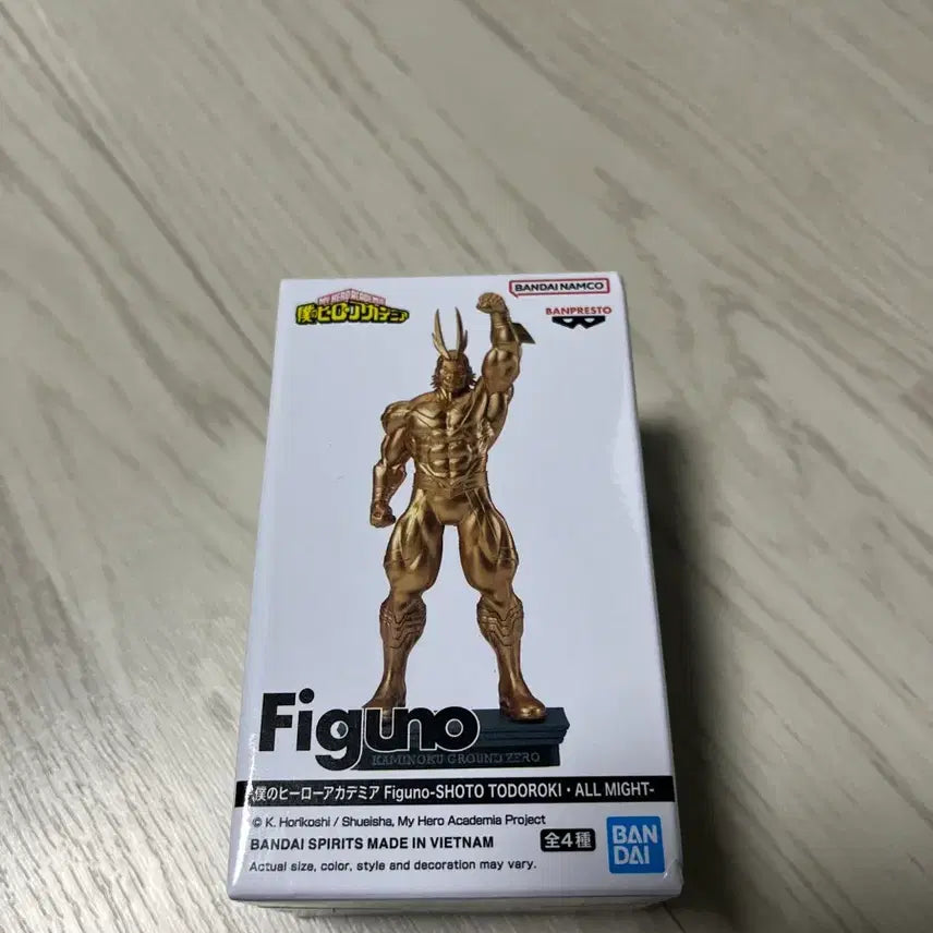 [BUNJANG] My Hero Academia All Might Golden Statue Figure (Unsealed) / 미개봉 피규어 피그노 히로아카 나히아 올마이트 황금동상