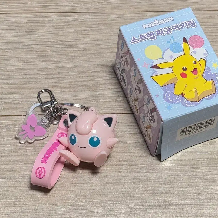 [BUNJANG] Pokemon Jigglypuff Strap Figure Keychain / 포켓몬 스트랩 피규어 키링 푸린