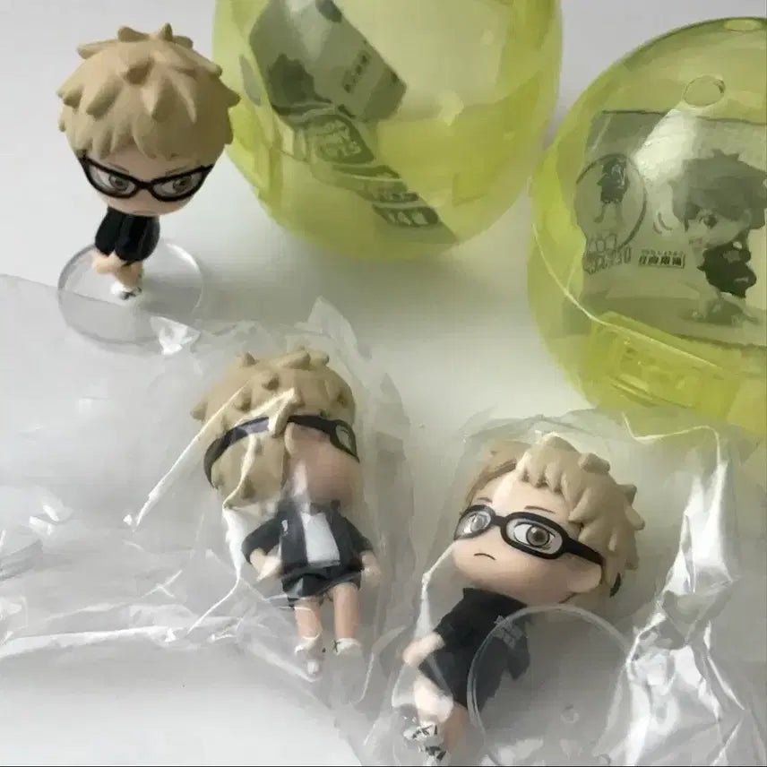 [BUNJANG] Haikyu!! Tsukishima Gacha Figure / 하이큐 돌아봐주세요 가챠 츠키시마