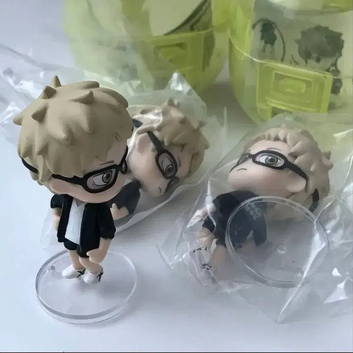 [BUNJANG] Haikyu!! Tsukishima Gacha Figure / 하이큐 돌아봐주세요 가챠 츠키시마