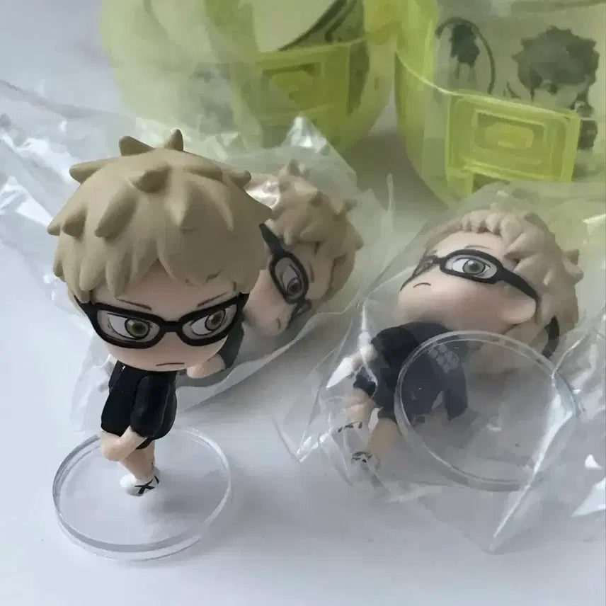 [BUNJANG] Haikyu!! Tsukishima Gacha Figure / 하이큐 돌아봐주세요 가챠 츠키시마