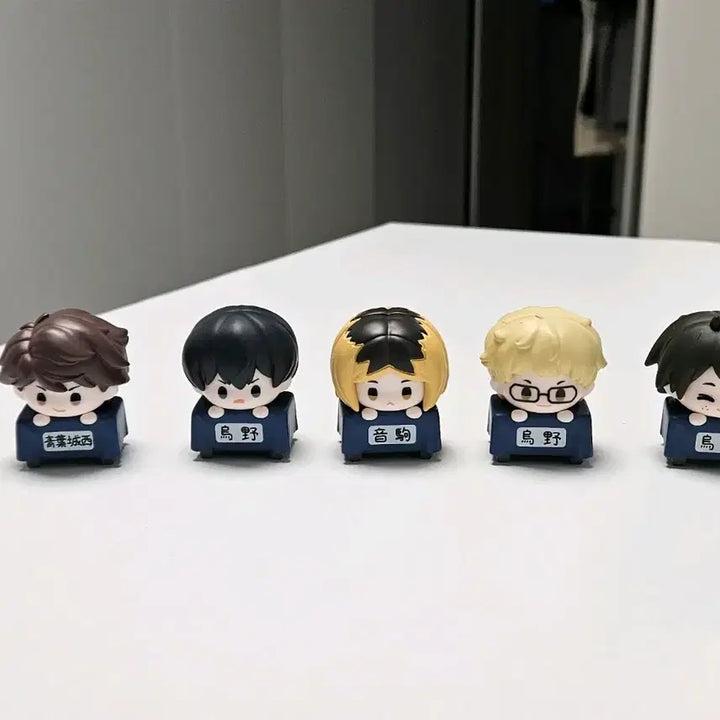 [BUNJANG] Haikyuu!! Stackable Figures Bundle Set (5 Types) / 하이큐 스택업 피규어 가챠 5종 일괄