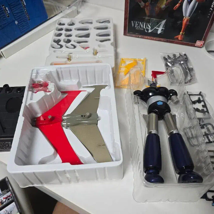 [BUNJANG] Bandai Chogokin GX-02R Great Mazinger &amp; GX-12 Venus A Combined Set / 반다이 초합금혼 gx-02r 그레이트마징가, gx-12 비너스a 합본
