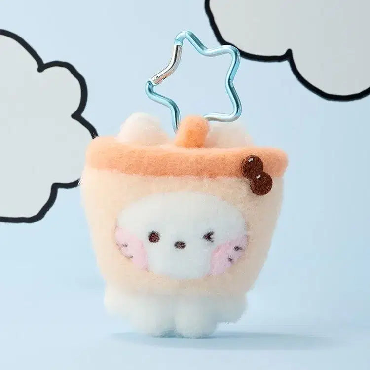 [BUNJANG] Wishnini Bubble Nyan Yuushi Plush Keychain (Sealed) with Photocard / 미개봉) 위시니니 버블냥 유우시 인형 키링 포카 포함