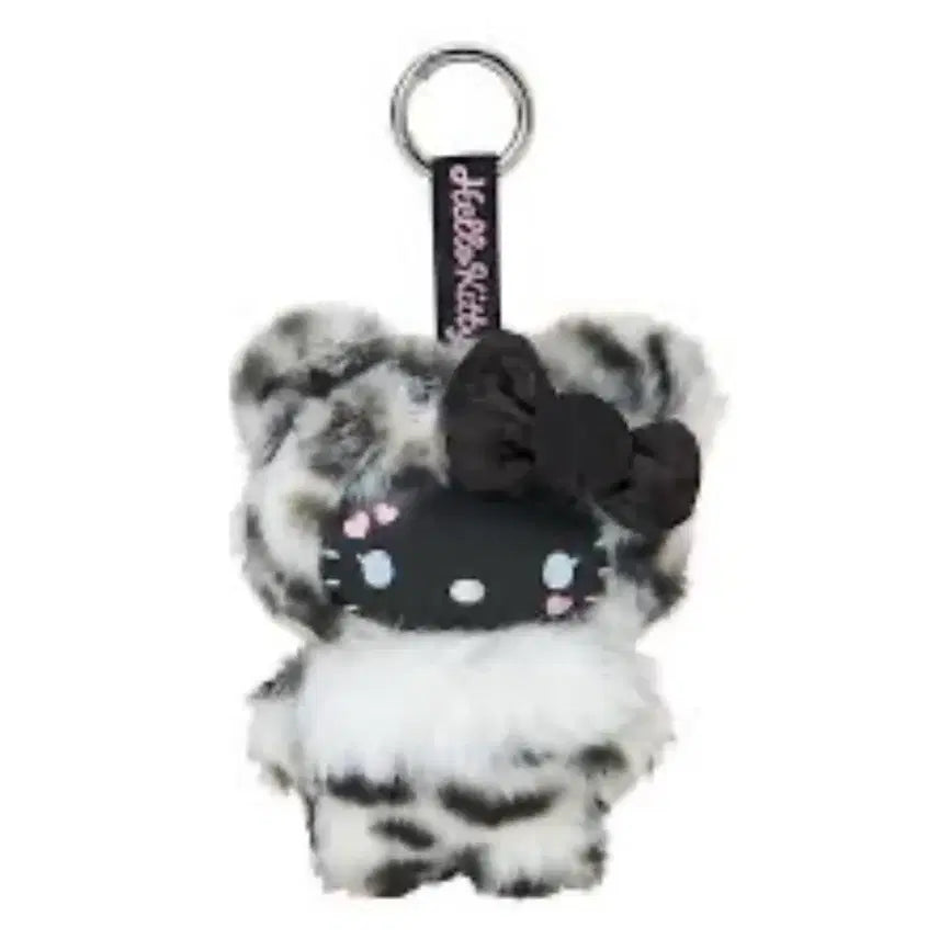 [BUNJANG] Sanrio Hello Kitty Fine Face Leopard Keychain Plush / 산리오 헬로키티 파인페이스 캣 레오파드 키링 인형
