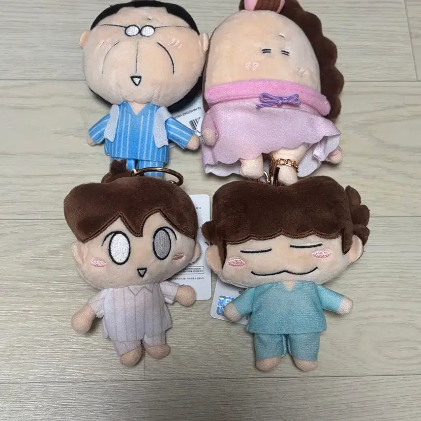 [BUNJANG] Atta Mama Family Pajama Keyring Full Set / 아따맘마 가족 파자마 키링 풀세트 새상품