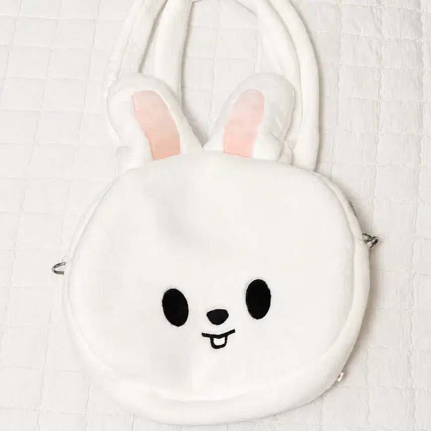 [BUNJANG] Rabbit Face Shoulder Bag Stray Kids Lee Know Doll Bag / 리빗 페이스 숄더백 스키즈 스키주 리노 인형 가방