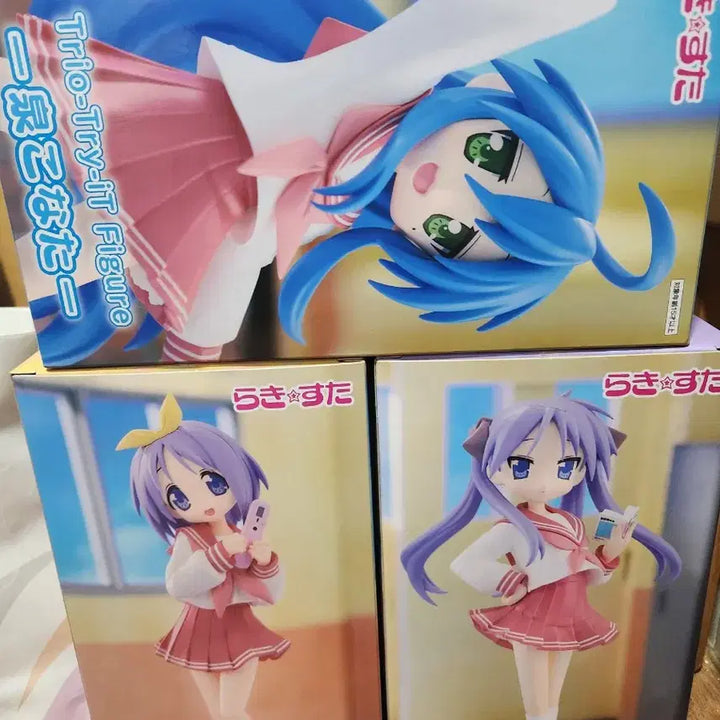 [BUNJANG] Lucky Star 3 Types Bundle Set Figures / 러키스타 피규어 3종 일괄