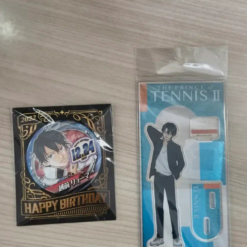 [BUNJANG] Prince of Tennis Ryoma Echizen Badge + Acrylic Set / (일괄) 테니스의 왕자 테니프리 에치젠 료마 배지+아크릴