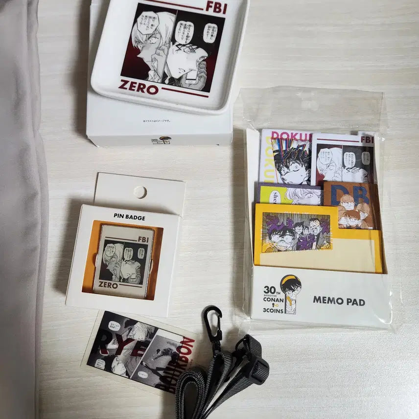 [BUNJANG] Detective Conan 3COINS Collaboration Goods Bundle Set / 명탐정코난  콜라보 3coins굿즈, 쿠지 굿즈, 미니피규어 등 10종 일괄 판매