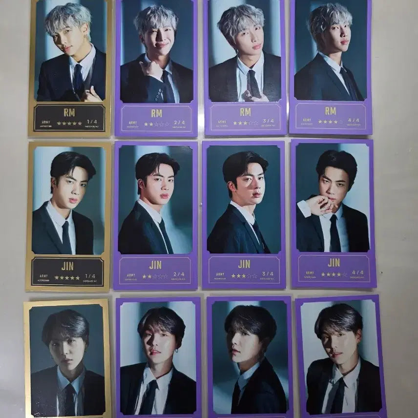 [BUNJANG] BTS 7th Anniversary Handwritten Trading Card Set / 방탄소년단 7주년 트레카 드볼 양도