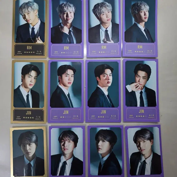 [BUNJANG] BTS 7th Anniversary Handwritten Trading Card Set / 방탄소년단 7주년 트레카 드볼 양도