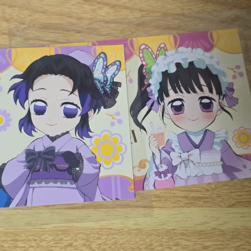 [BUNJANG] Demon Slayer Shinobu Kocho Kanae Kocho Bromide Postcard Bundle Set / 귀멸의칼날 브로마이드 엽서 시노부 카나오 일괄