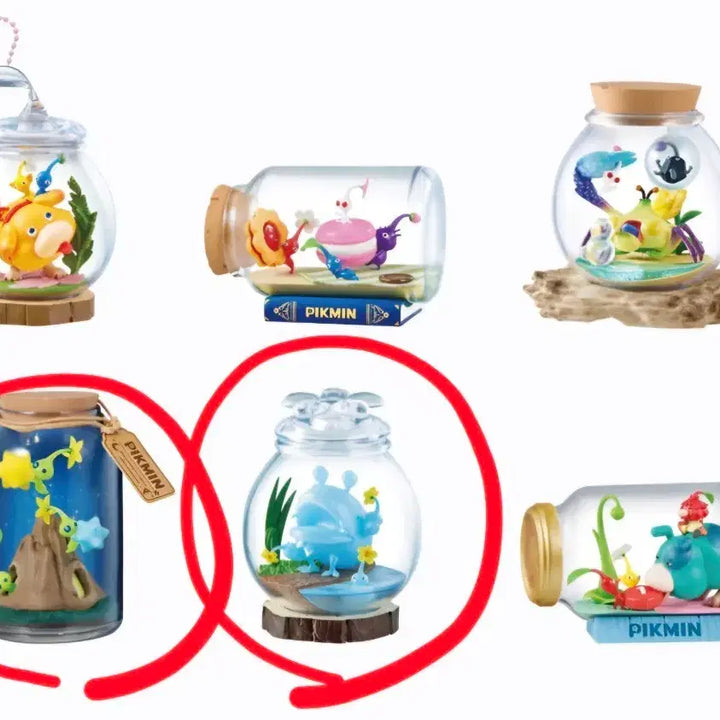 [BUNJANG] Pikmin Terrarium Re-ment Vol. 2 (Pieces 4 &amp; 5) Bundle Set Sealed / 피크민 테라리움 리멘트 2탄 4,5번 일괄 미개봉