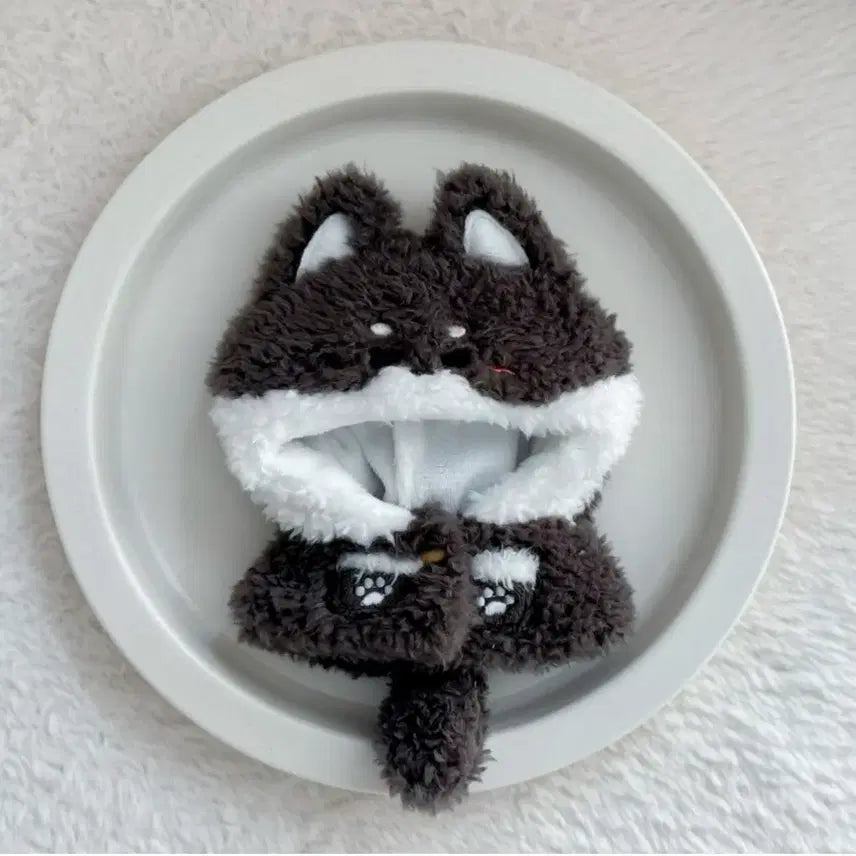 [BUNJANG] 10cm Animal Cloak Wolf Doll Clothes / 10cm 애니멀 망토 늑대 인형옷