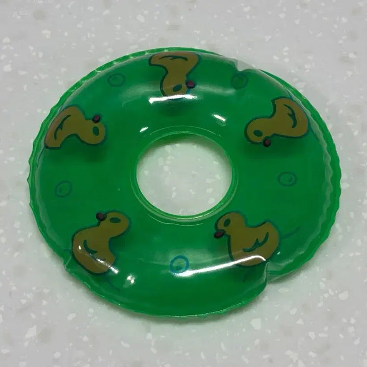 [BUNJANG] Baby Duck Floatie Prop - Green / 인형 누이 소품 아기 오리 튜브 초록색