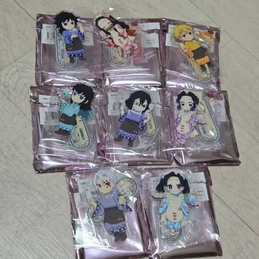 [BUNJANG] Demon Slayer Cream Soda Acrylic Stand Complete Set (Unsealed) / 귀칼 귀멸의 칼날 크림소다 아크릴 B 미개봉 전종