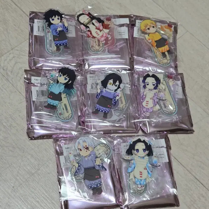 [BUNJANG] Demon Slayer Cream Soda Acrylic Stand Complete Set (Unsealed) / 귀칼 귀멸의 칼날 크림소다 아크릴 B 미개봉 전종